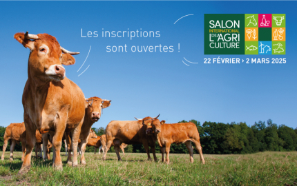 Inscrivez-vous au Salon International de l'Agriculture 2025 !