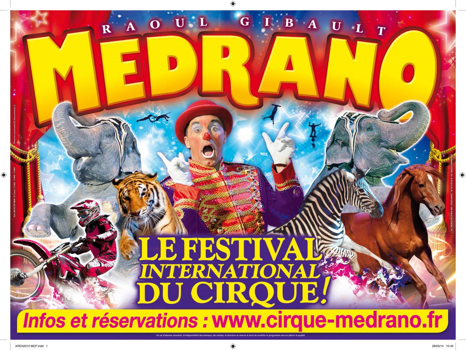 Médrano festival international du cirque Département de la Lozère