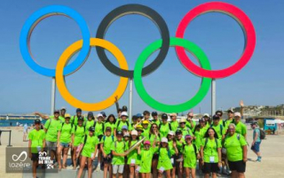 250 jeunes Lozériens ont déjà vibré aux JO 2024  grâce au Département de la Lozère / crédits : Axel Douesnard