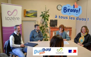 Retour sur le DuoDay 2024 : inclusion et découvertes au cœur du Département de la Lozère